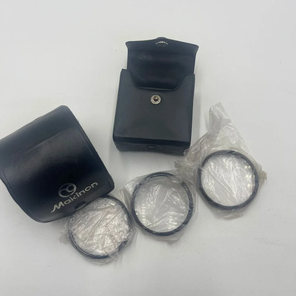 Makinona No. 1 X2 Converter Lens with Cases and Filters‎ - Made in Japan